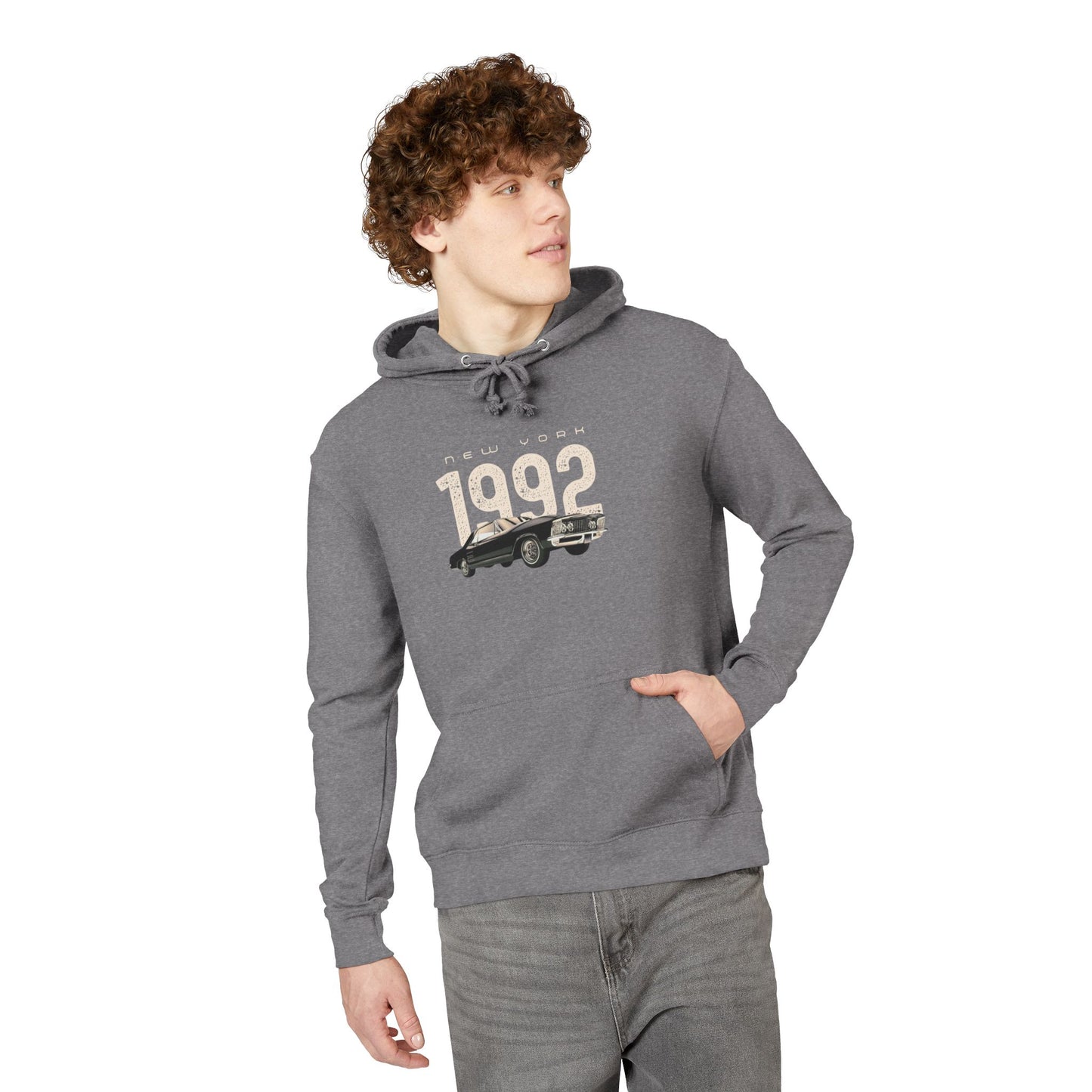 ππ₯ 1992 Retro Car Hoodie β Vintage New York Graphic Pullover π½β¨