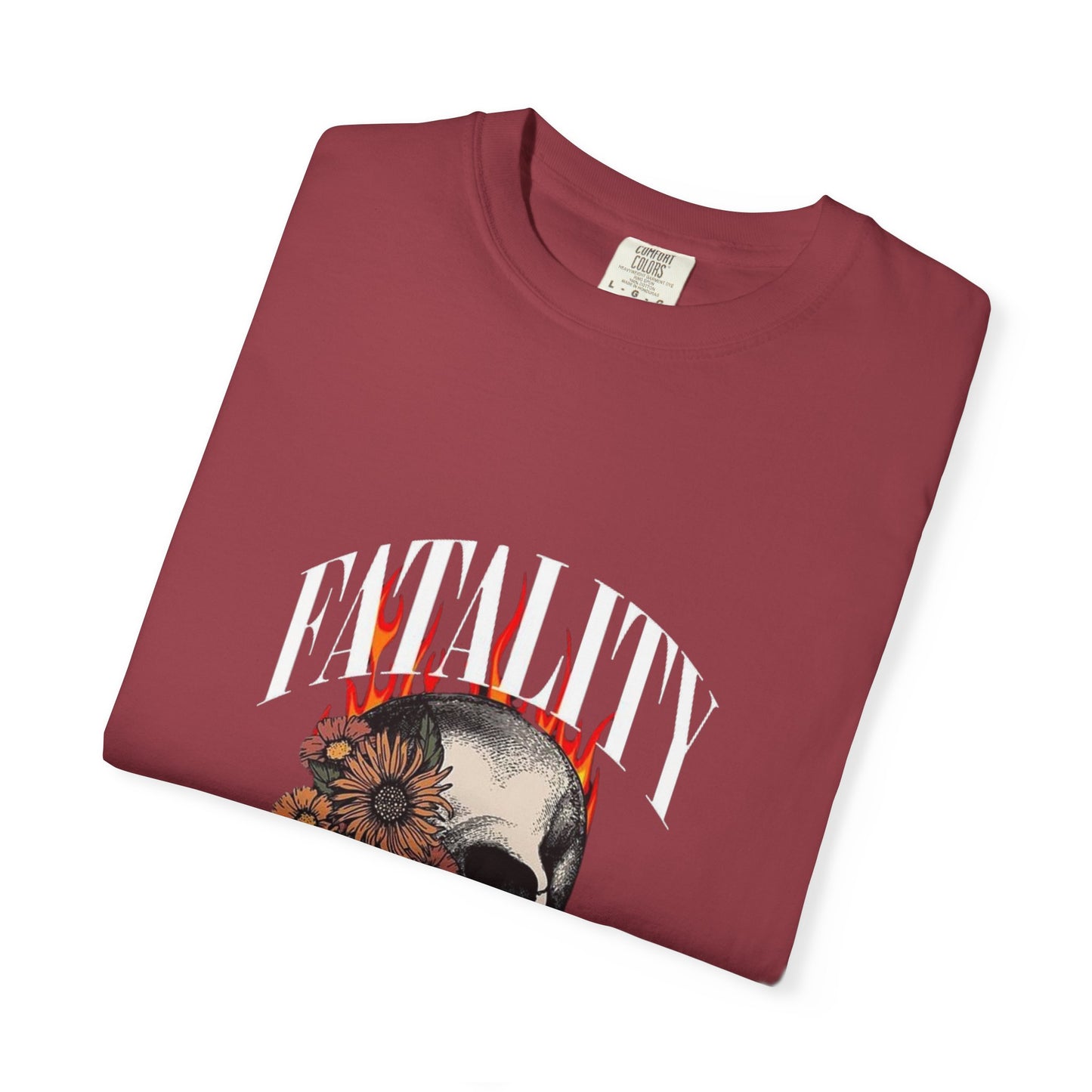 ⚡ Fatality Skull Tee — Floral Skull Graphic T-Shirt ⚡