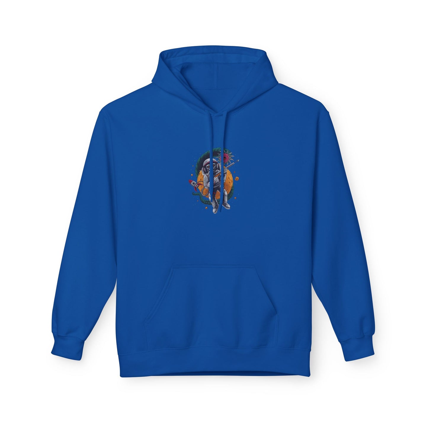 Astronaut Skull Hoodie - Cosmic Space Skeleton Graphic Sweatshirt