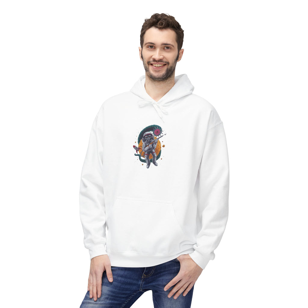 Astronaut Skull Hoodie - Cosmic Space Skeleton Graphic Sweatshirt