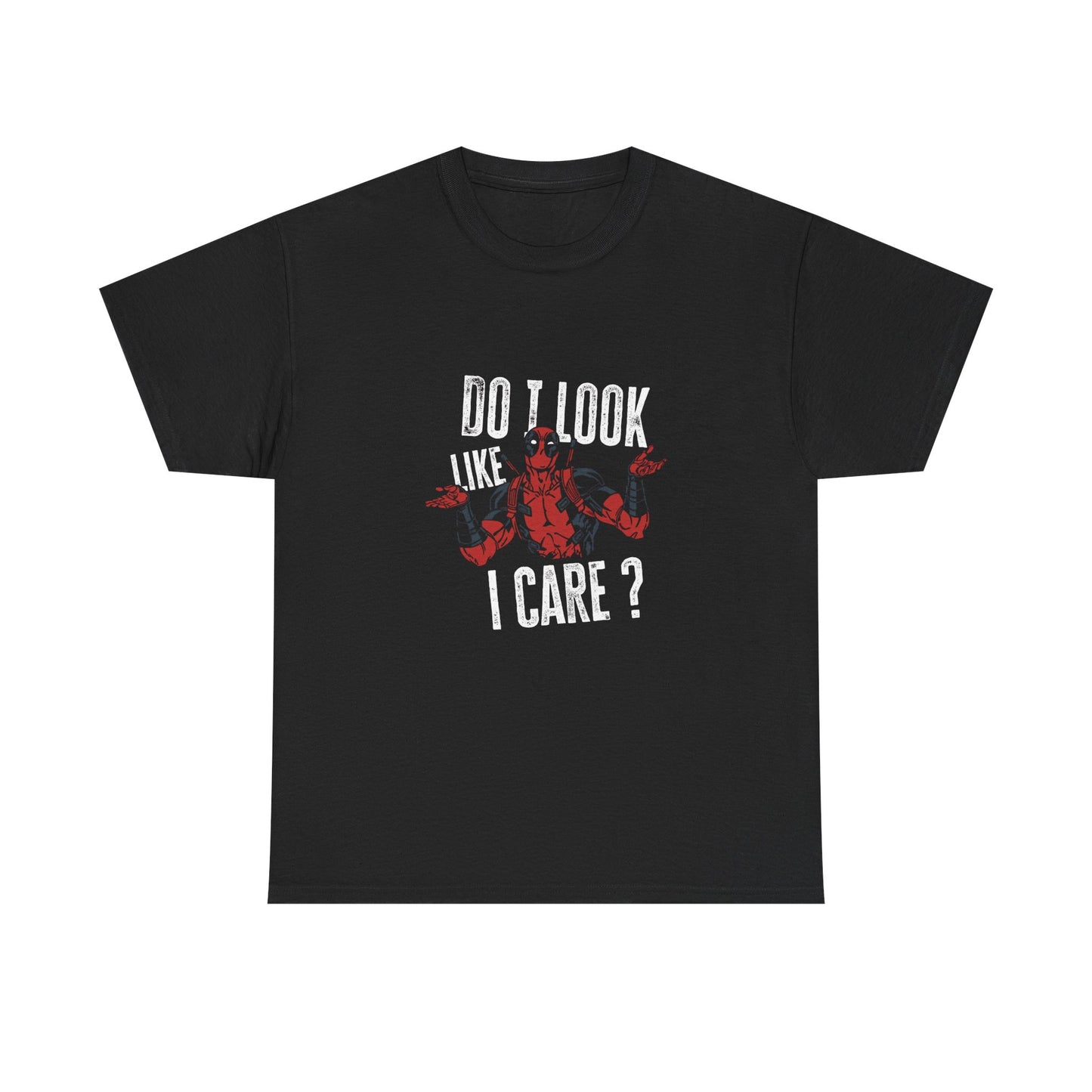 Do I Look Like I Care? 😈💀 Grunge Deadpool Skull Tee — Bold, Savage & Unbothered 😎🔥