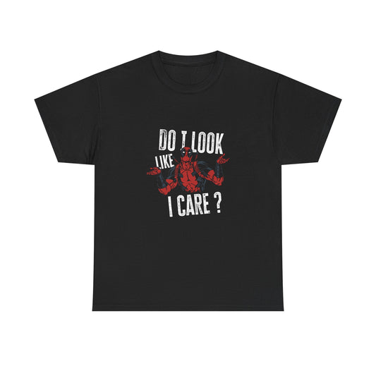 Do I Look Like I Care? 😈💀 Grunge Deadpool Skull Tee — Bold, Savage & Unbothered 😎🔥