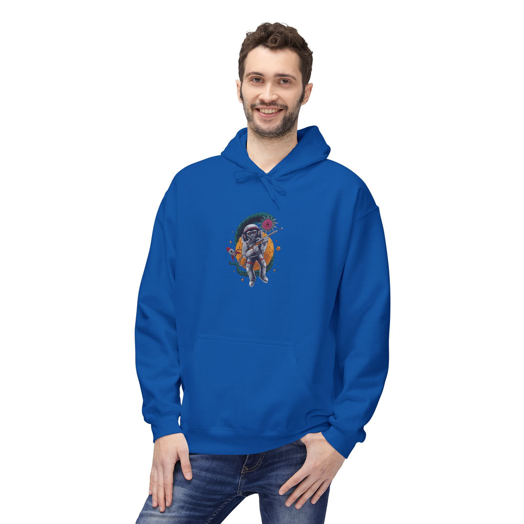 Astronaut Skull Hoodie - Cosmic Space Skeleton Graphic Sweatshirt