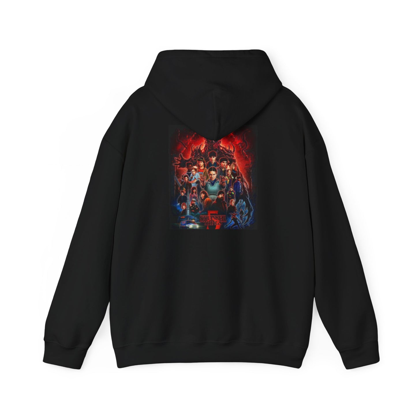 ⚡️ STRANGER THINGS HOODIE ⚡️ Epic Retro Logo + Season 5 Poster Pullover!