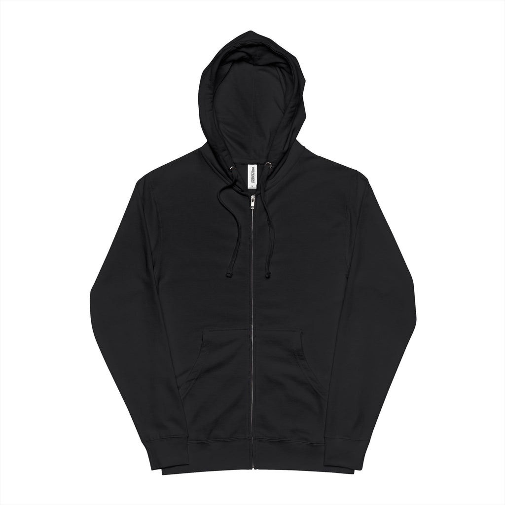 Illusion Graphic Zip-Up Hoodie