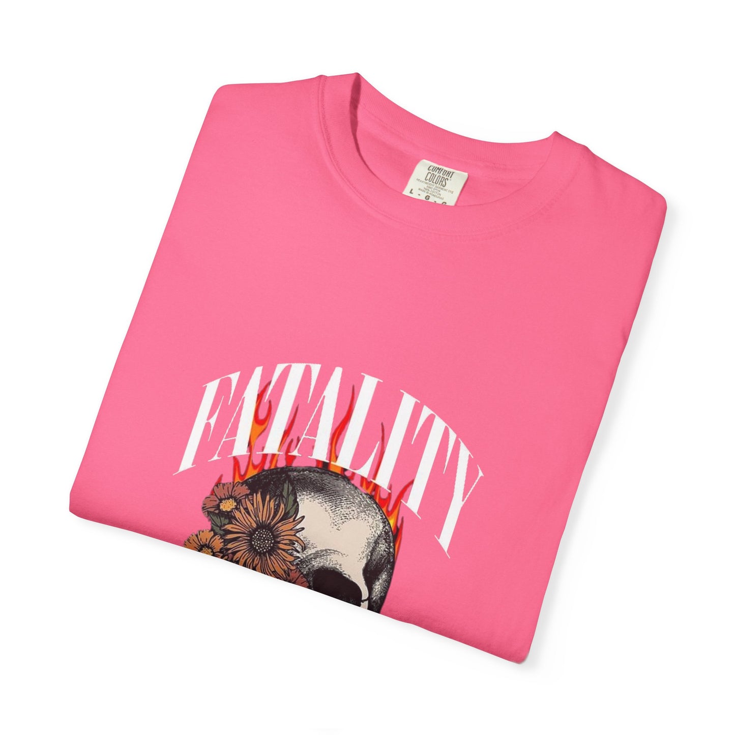 ⚡ Fatality Skull Tee — Floral Skull Graphic T-Shirt ⚡