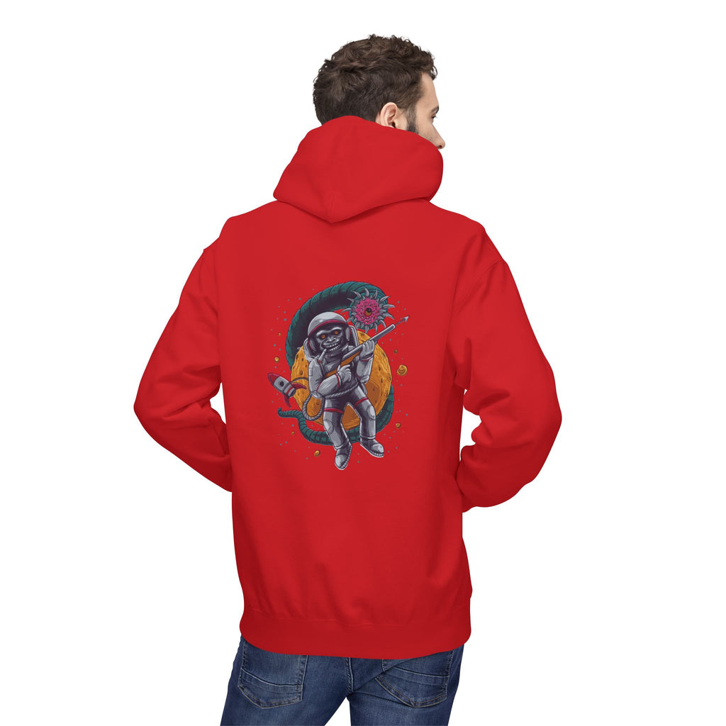Astronaut Skull Hoodie - Cosmic Space Skeleton Graphic Sweatshirt
