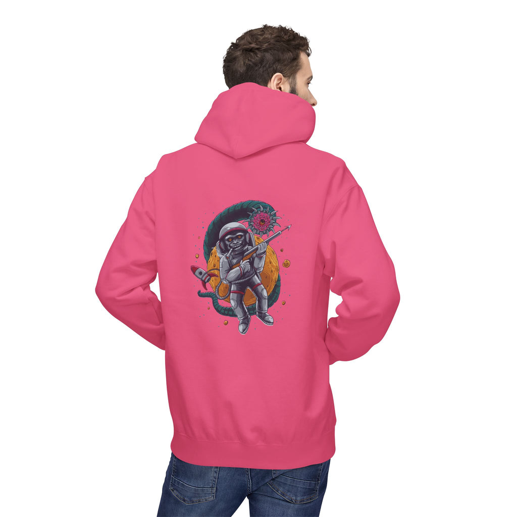 Astronaut Skull Hoodie - Cosmic Space Skeleton Graphic Sweatshirt