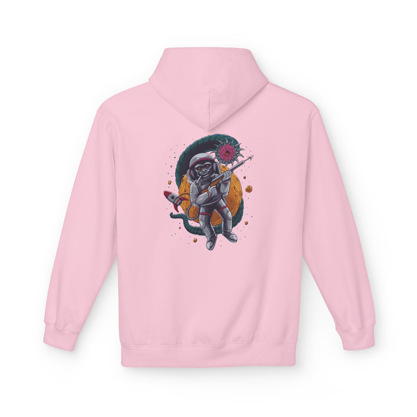 Astronaut Skull Hoodie - Cosmic Space Skeleton Graphic Sweatshirt