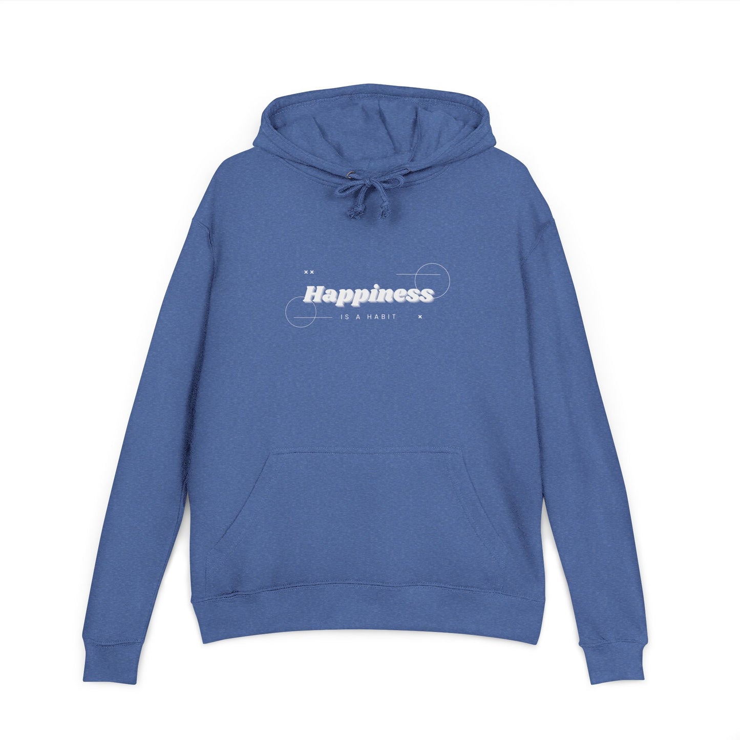 Happiness Graphic Hoodie — Minimal Inspirational Pullover