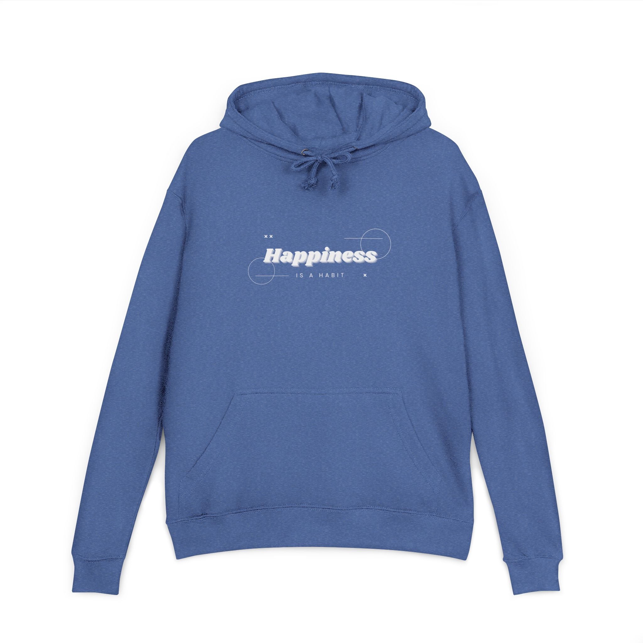 Happiness Graphic Hoodie — Minimal Inspirational Pullover